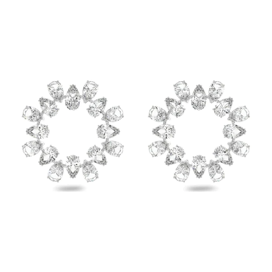Swarovski Millenia Circle korvakorut, vaalea