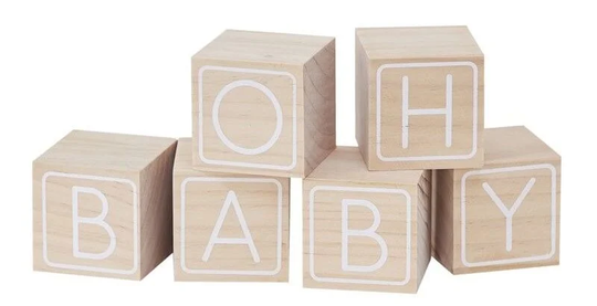 Ginger Ray Vieraskirja, Baby Blocks