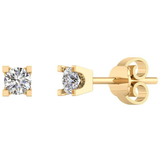 Smykkekæden 14 Karaatin Kulta Korvakorut Ja Timantteja 0,70 Carat Tw/si 30-00172-1250