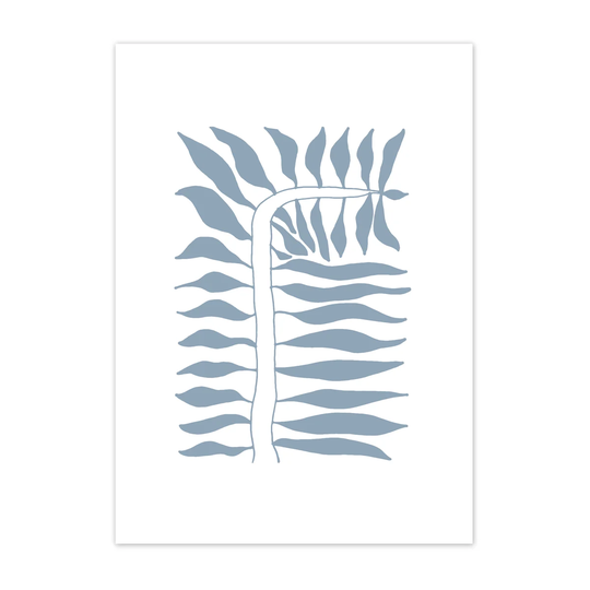 Scandi Living Seeding juliste sininen 40x50 cm