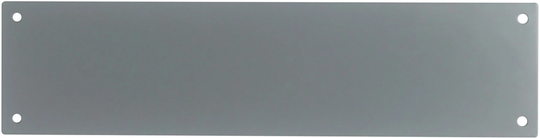 Design Letters Mounting Plate for Architect Letters/Numbers 70 x 280mm, Grey