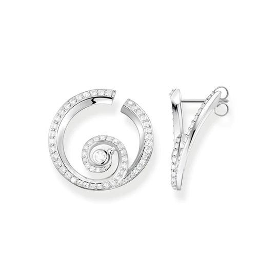 Thomas Sabo Wave korvakorut, hopeaa, H2227-051-14
