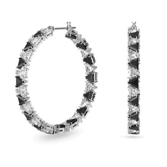Swarovski Millenia korvakorut kirkkailla ja mustilla kristalleilla, 5616911