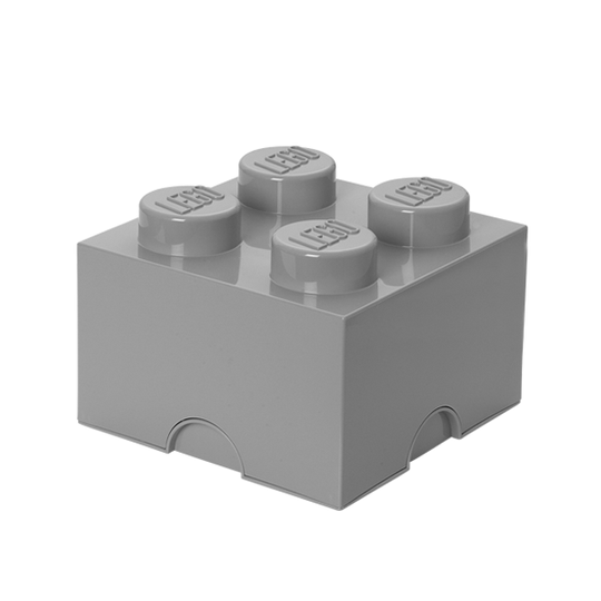 Room Copenhagen Lego Storage Brick 4 säilytyslaatikko, harmaa