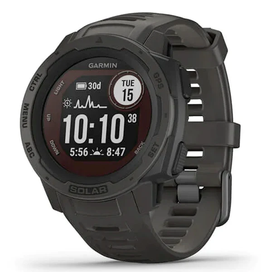 Garmin Instinct Solar Graphite grafiitinharmaa älykello 010-02293-00