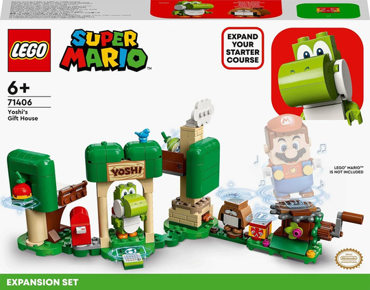 LEGO Super Mario 71406 Yoshin Lahjatalo Laajennussarja