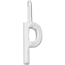 Design Letters Archetype Charm 10 mm Silver A-Z P