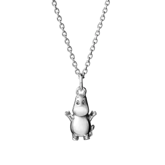 Lumoava x Moomin, Muumipeikko riipus, hopeaa