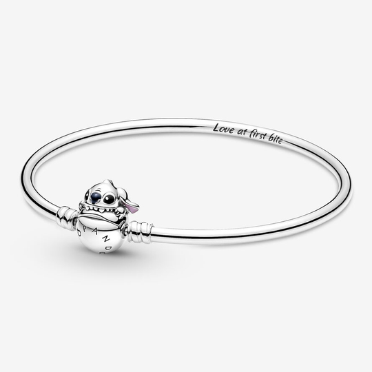 Pandora Moments Disney Stitch Biting Clasp Bangle rannekoru 19 cm 591683C01-19