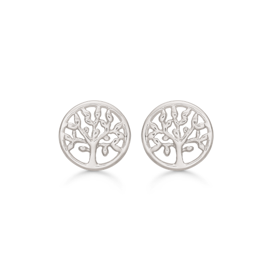 Støvring Design Tree Of Life Rodiumpinnoitettu Hopea Korvakorut 10348032