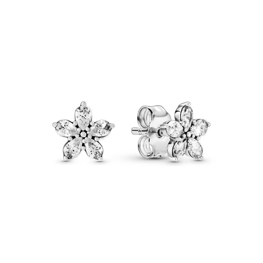 Pandora Sparkling Snowflake -korvakorut 299239C01