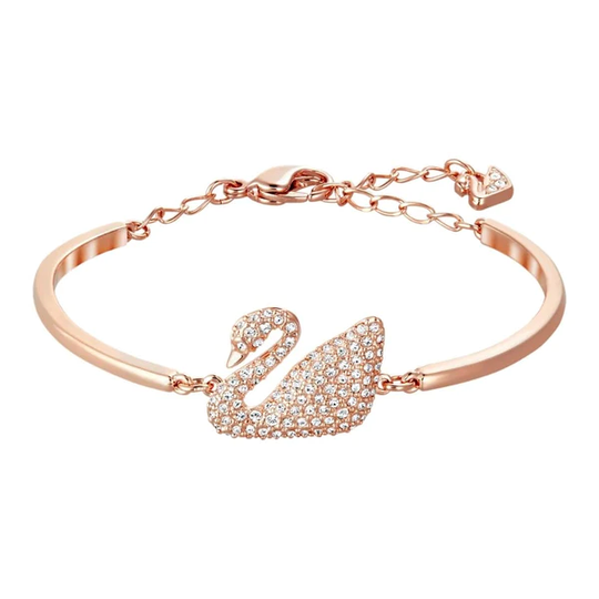 Swarovski Swan rannekoru, ruusukullan värinen