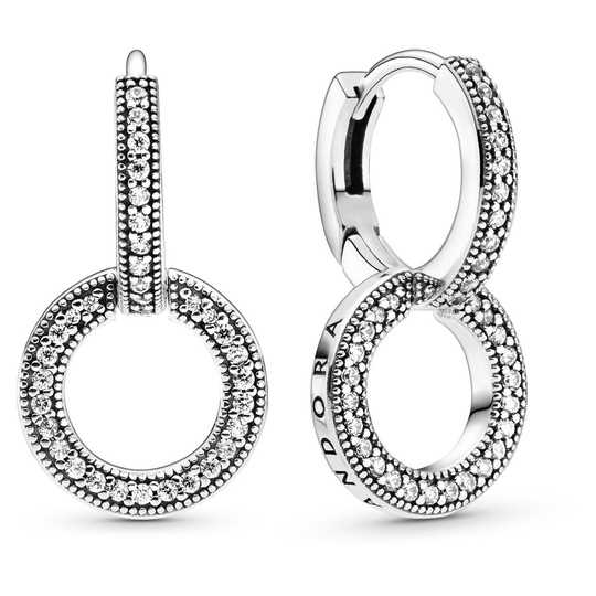 Pandora Sparkling Double -korvakorut 299052C01