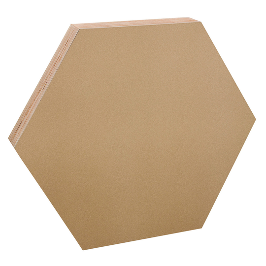 Kotonadesign Muistitaulu hexagon, 41,5 cm, kulta