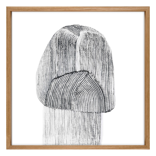 The Wrong Shop Drawing 9 juliste tammikehyksellä, 69,5 x 69,5 cm