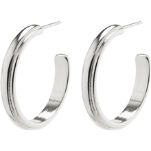 14221-6003 THANKFUL Medium Hoop Earrings 1 set