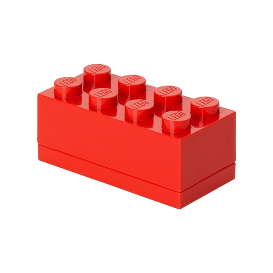 Room Copenhagen Lego Mini Box 8 rasia, punainen