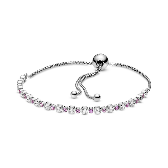 Pandora Pink & Clear Sparkle -rannekoru 598517C02