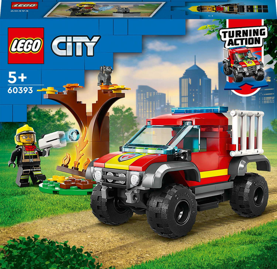 LEGO City Fire 60393 Palokunnan Nelivetoauto