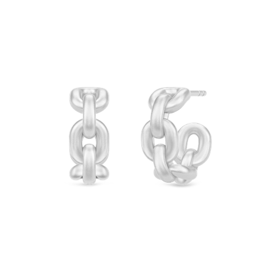 Julie Sandlau Link Chain Mini Hoops Sterlinghopea Korvakorut HPS114RH