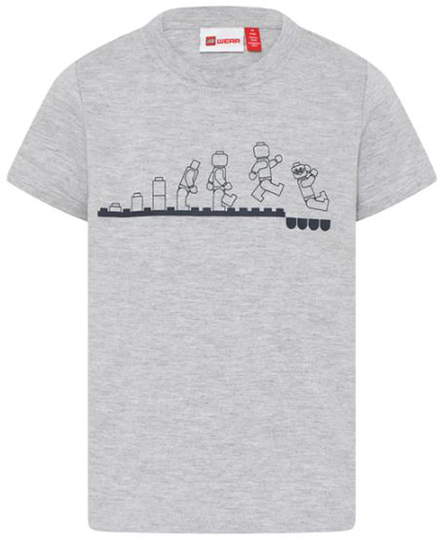 Lego Wear Tinus T-Paita, Grey Melange, Koko 110