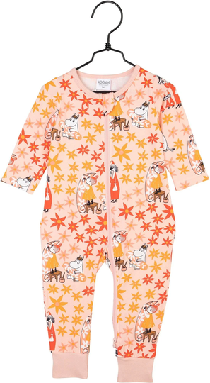 Muumi Tapetti Pyjama, Pink, Koko 56