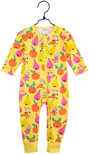 Muumi Päärynä Jumpsuit, Keltainen, Koko 62