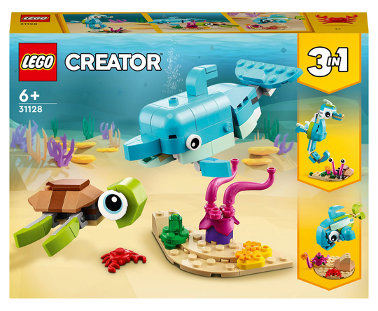 LEGO® Creator 3in1 31128 Delfiini ja Kilpikonna