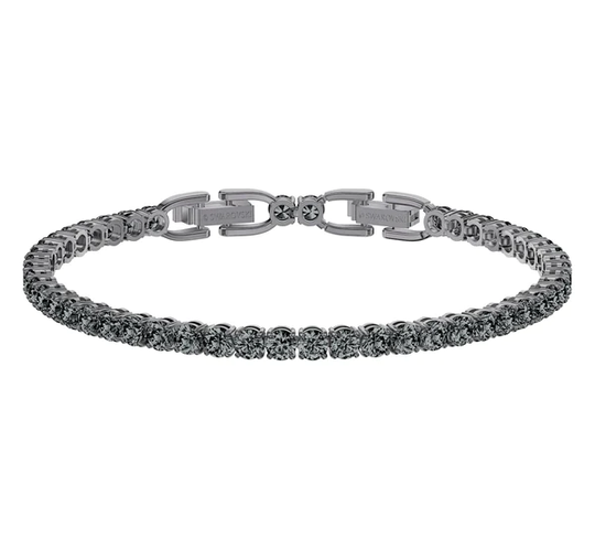 Swarovski Tennis Deluxe kristallirannekoru, harmaa