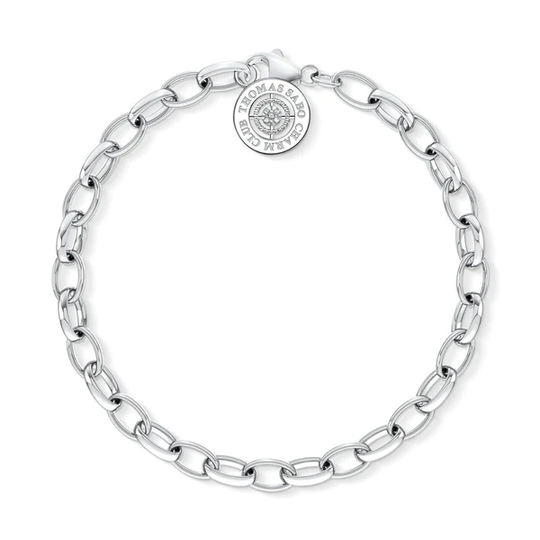 Thomas Sabo Charm timanttirannekoru, hopeaa, DCX0001-725-14
