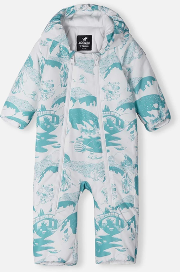 Reima Moomin Knytte Vauvan Toppahaalari, Cold Mint, 62-67
