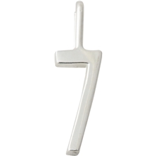 Lucky Numbers 10 mm Silver No. 008 No. 007