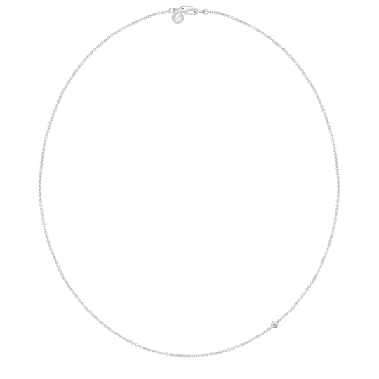 Julie Sandlau Sterlinghopea Kaulakoru Ja Zirkonia NECKLACERHCZ45