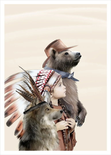 Linn Wold Juliste 50x70 Lille Headdress