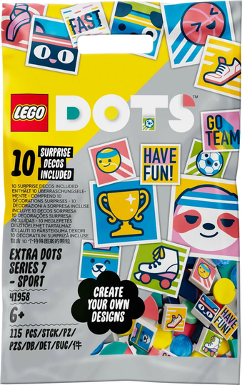 LEGO DOTS 41958 Dots – Lisäsarja 7 – Urheilu