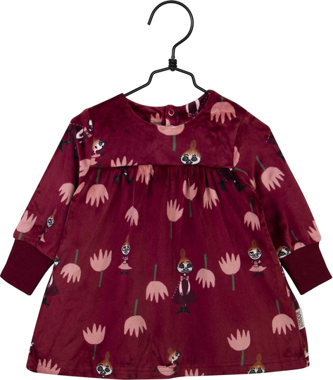 Muumi Tulppaanit Mekko, Red, Koko 80