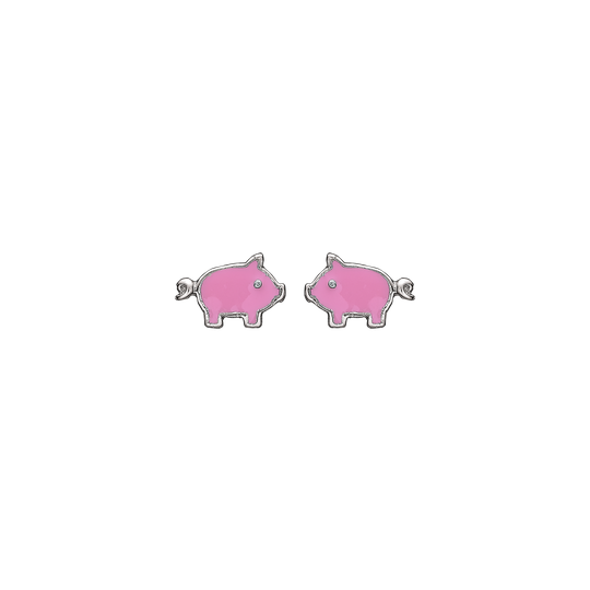 Støvring Design Piggy Girls Rodiumpinnoitettu Hopea Korvakorut 10148567