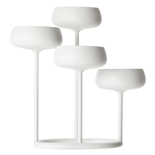 Iittala Nappula kynttelikkö, valkoinen