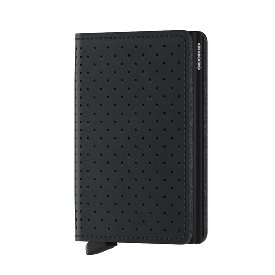 Secrid Slimwallet Perforated Black SPF-BLACK