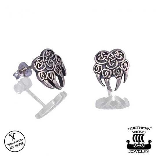 Northern Viking Jewelry Karhun Käpälä -korvakorut NVJKK024