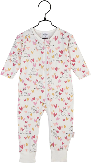 Muumi Rakkaus Pyjama, White, Koko 56