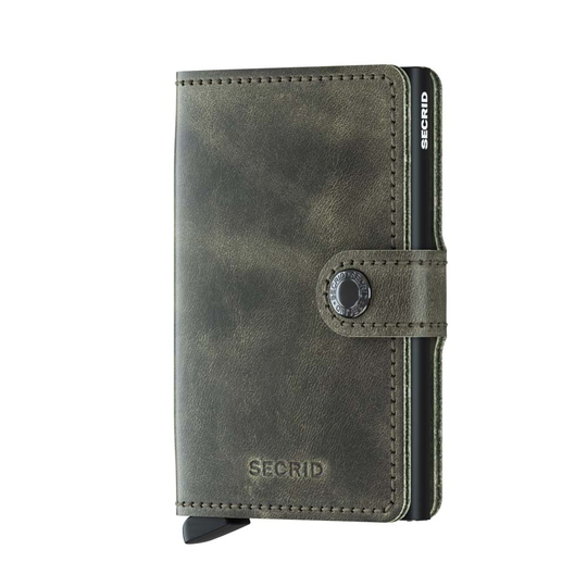 Secrid Miniwallet Vintage Olive-Black MV-OLIVE-BLACK