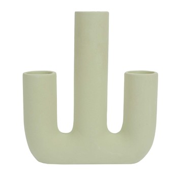 Maljakot, ruukut The home deco factory VASE CERAMIQUE 3 TUBES ARTY VERT D EAU M12