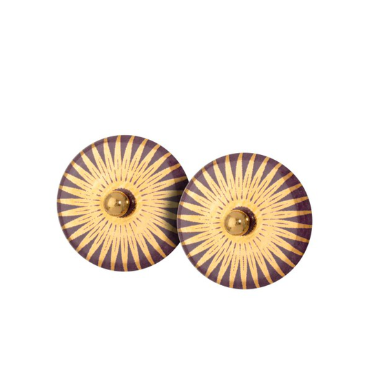 Scherning Splash Bordeaux Kullattu Hopea Korvakorut SP10-4812G