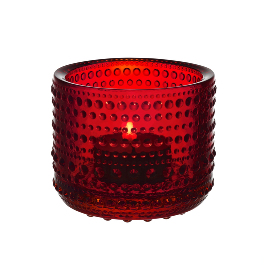 Iittala Kastehelmi kynttilälyhty 64 mm, karpalo