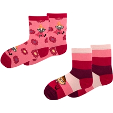 Muumi Sukat 2-p Kukka Pinkki 23-26