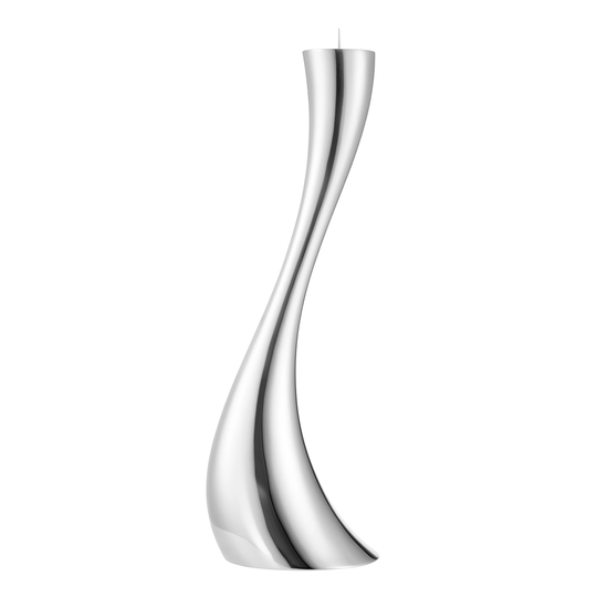 Georg Jensen Cobra lattiakynttilänjalka, M, teräs