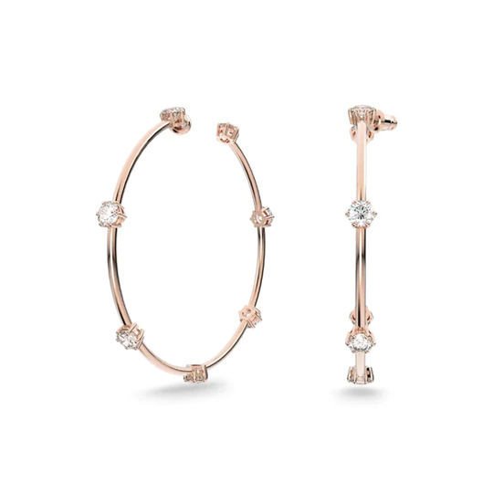 Swarovski Constella korvakorut, rosekullan väriset