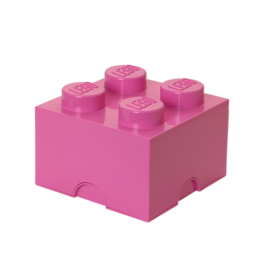Room Copenhagen Lego Storage Brick 4 säilytyslaatikko, pinkki