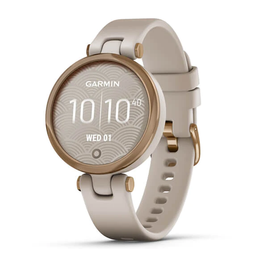 Garmin Lily Sport Rose Gold-Light Sand, ruusukulta ja vaalea hiekka 010-02384-11